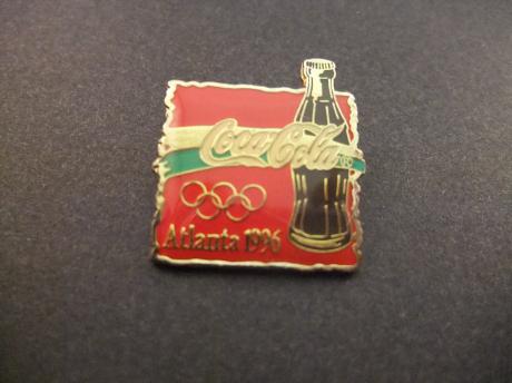 Olympische Spelen Atlanta 1996 logo flesje cola